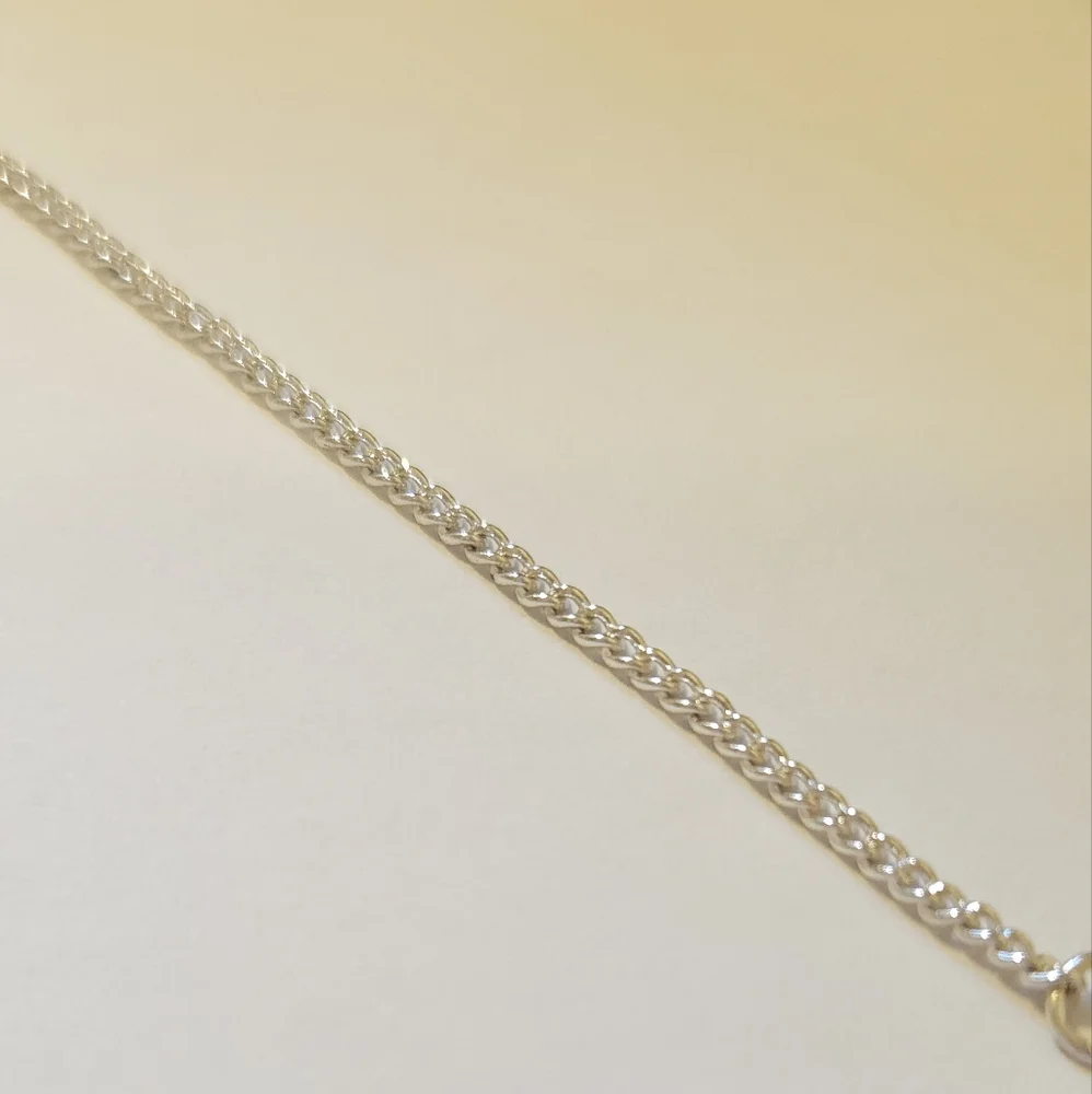 Dainty Silver Tone Chain Link Bracelet Adjustable 7